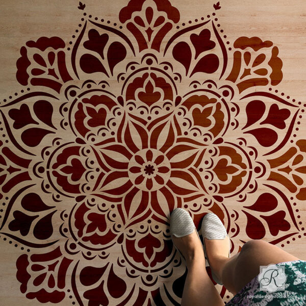 Prajna Mandala Stencil